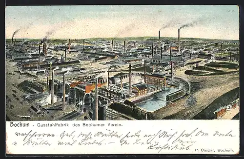 AK Bochum, Gusstahlfabrik des Bochumer Verein