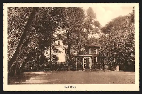 AK Bad Bibra i. Thür., Blick auf den Badeplatz