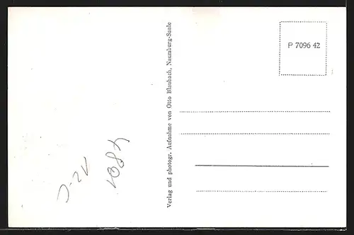 AK Pomnitz, Gasthaus Pomnitz, Kirche, Kriegerdenkmal, Totalansicht