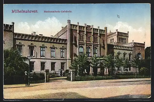 AK Wilhelmshaven, Blick auf Stationschefs-Gebäude