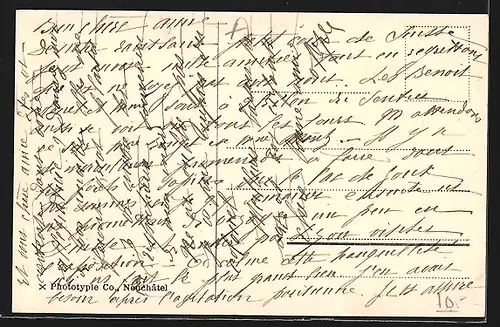 AK Le Sentier, lac de Joux, Ortsansicht