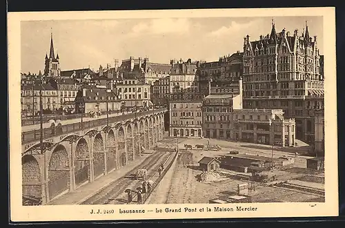 AK Lausanne, le Grand Port et la Maison Mercier