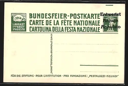 AK Bad Schinznach, Pestalozzi und Iselin