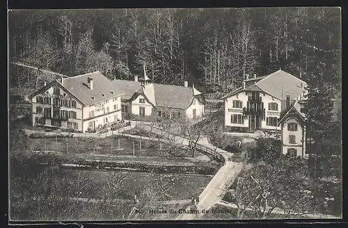 AK Champ du Moulin, Hotel de la Truite à vol d`un oiseau