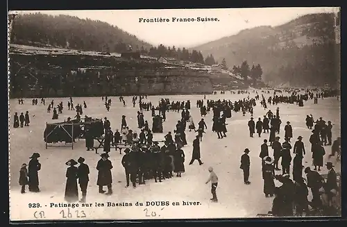 AK Bassins du Doubs, Partinage en hiver