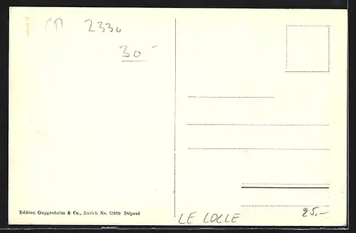 AK Le Locle, Col des Roches & Grand Hôtel