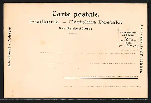 Lithographie Zürich, Kakao Suchard, Ortsansicht mit Grossmünster, Schmied mit Hammer & Ambos, Wappen, Eisenbahn