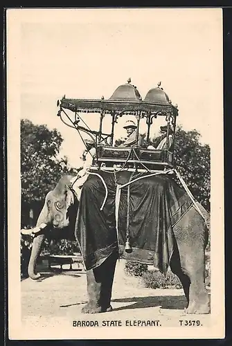 AK Baroda State Elephant, Reitelefant