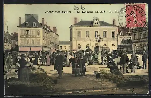 AK Chateauroux, Le Marché au Blé & la Mairie
