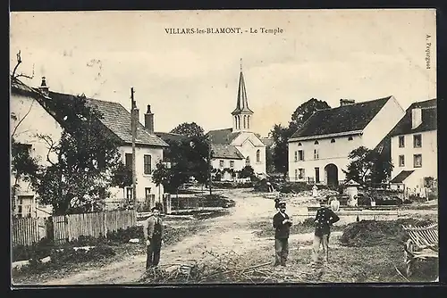 AK Villars-les-Blamont, Le Temple