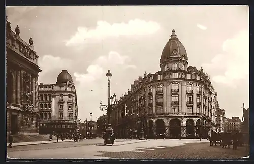 AK Lille, Place du Théatre, Hotel Carlton