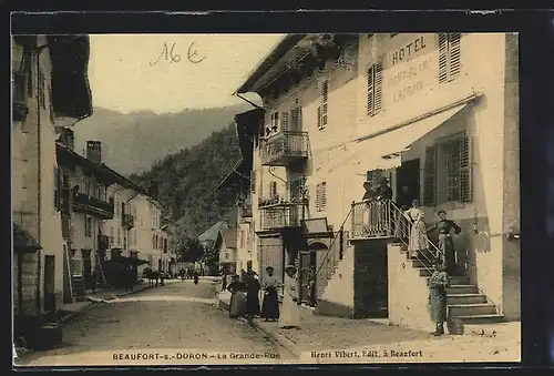AK Aufort-s.-Doron, La Grande rue