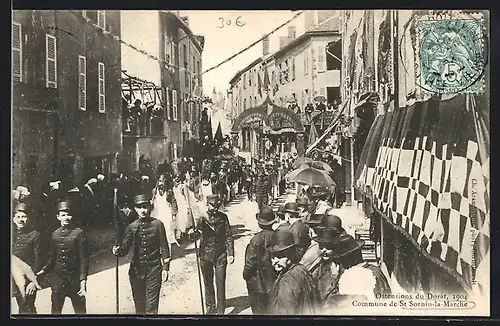 AK Dorat, Ostensions 1904, Commune de St Sornin-la-Marche