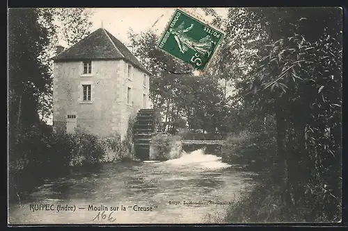 AK Ruffec, Moulin sur la Creuse