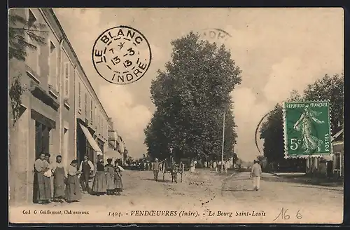 AK Vendoeuvres, Le Bourg Saint-Louis