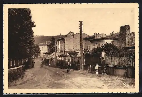 AK Roches-de-Condrieu, Rue du Pont