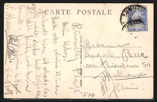 AK Rumilly, Faubourg du Pont-Neuf