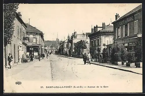 AK Saint-Leu-la-Foret, Avenue de la Gare