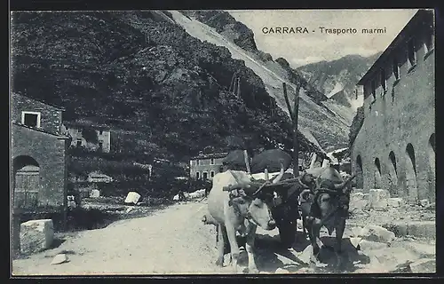 AK Carrara, Trasporto marmi, Marmorsteinbruch