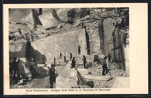 AK Carrara, Cava Piastraccia, Gruppo Arni della S. A. Henraux di Querceta, Marmorsteinbruch