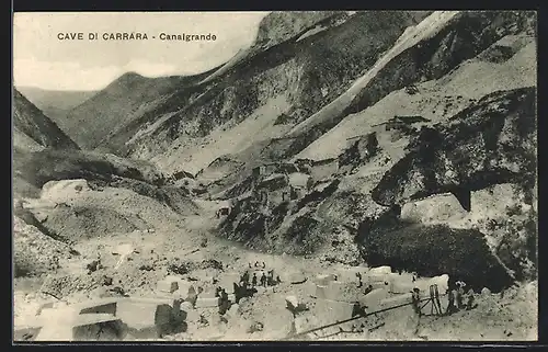 AK Carrara, Le Cave, Canalgrande, Marmorsteinbruch