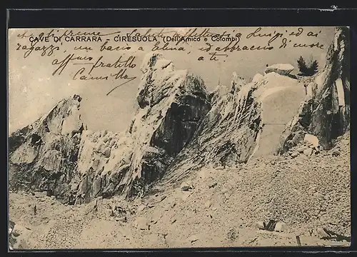 AK Carrara-Ciresuola, Le Cave, Marmorsteinbruch
