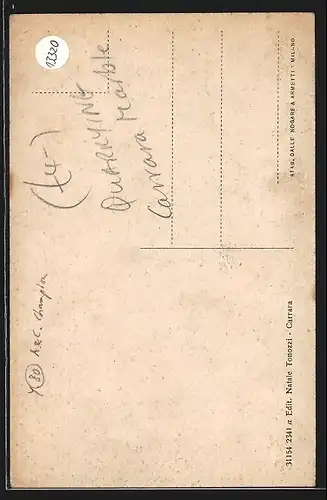 AK Carrara, Cave marmifere, Marmorsteinbruch