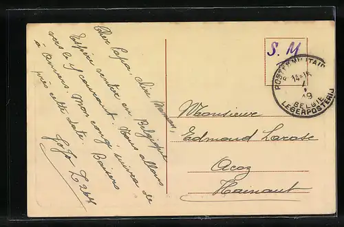 AK Crefeld, Partie im Stadtwald