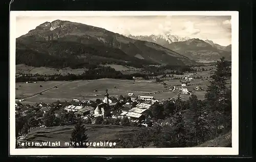 AK Reit im Winkl, Gesamtansicht mit Kaisergebirge