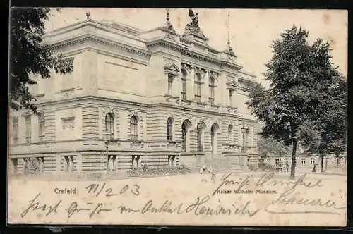 AK Crefeld, Kaiser Wilhelm-Museum