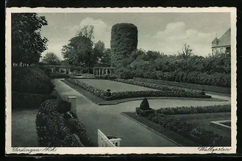AK Uerdingen /Rh., Anlagen im Wallgarten