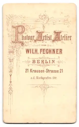 Fotografie W. Fechner, Berlin, älterer Herr / Veteran im Anzug mit Orden an der Brust