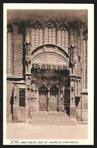 AK Jena, Hauptportal der St. Michaelis-Stadtkirche