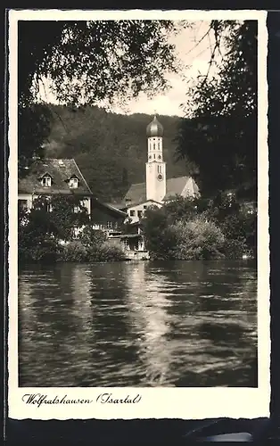 AK Wolfratshausen, Blick zur Kirche