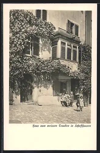 AK Schaffhausen, Kinder vom Gasthaus zum weissen Trauben