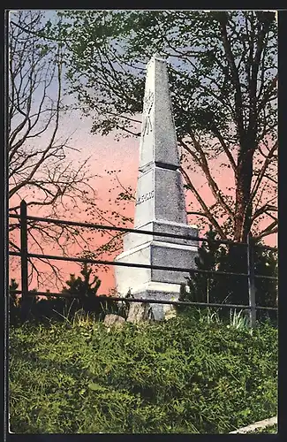 AK Gais, das Schlachtendenkmal am Stoss