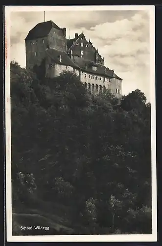 AK Wildegg, Blick hinauf zum Schloss