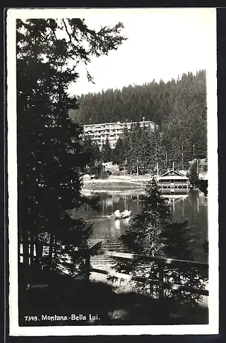 AK Montana, Blick aufs Wasser mit Ruderboot