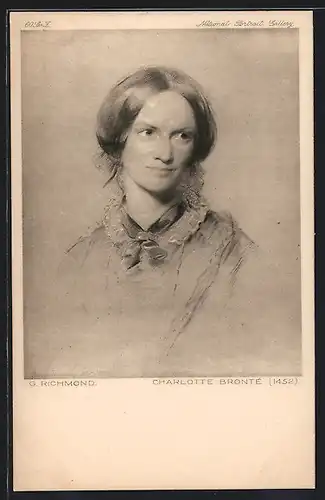 AK Portrait von Charlotte Bronté, Schriftstellerin