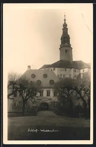 AK Weesenstein, Partie am Eingang zum Schloss