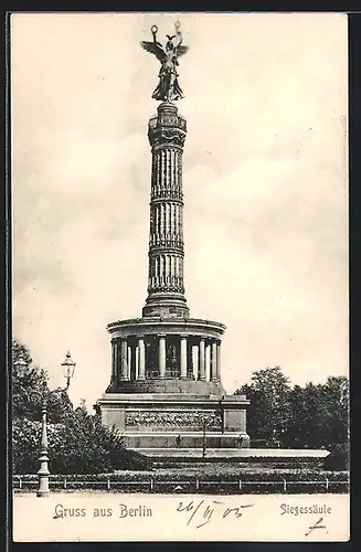 AK Berlin, Partie an der Siegessäule