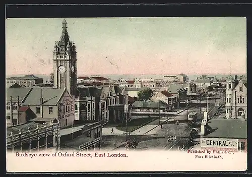 AK East London, Birdseye view of Oxford Street