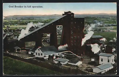 AK Wilkesbarre, PA, Coal Breaker in full operation