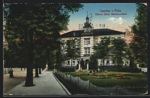 AK Landau i. Pfalz, Höhere Städt. Mädchenschule