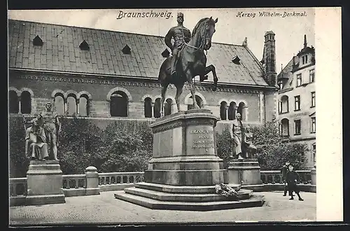 AK Braunschweig, Herzog Wilhelm-Denkmal