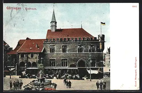 AK Göttingen, Partie am Rathaus