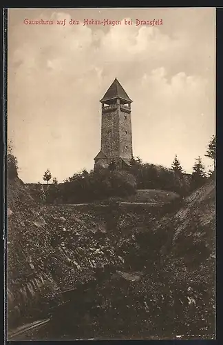 AK Dransfeld, Gaussturm auf dem Hohen-Hagen