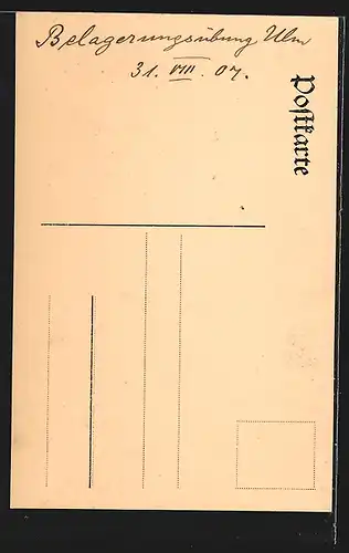 Künstler-AK Ulm a. D., Das Münster