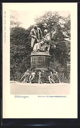 AK Göttingen, Am Gauss-Weber-Denkmal