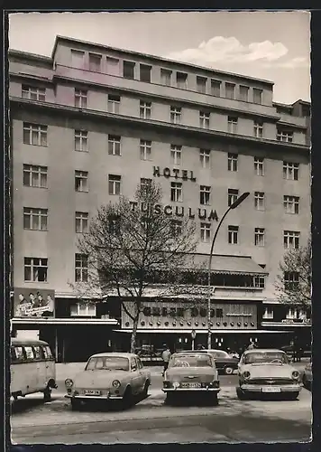 AK Berlin-Charlottenburg, Hotel Tusculum, Kurfürstendamm 68